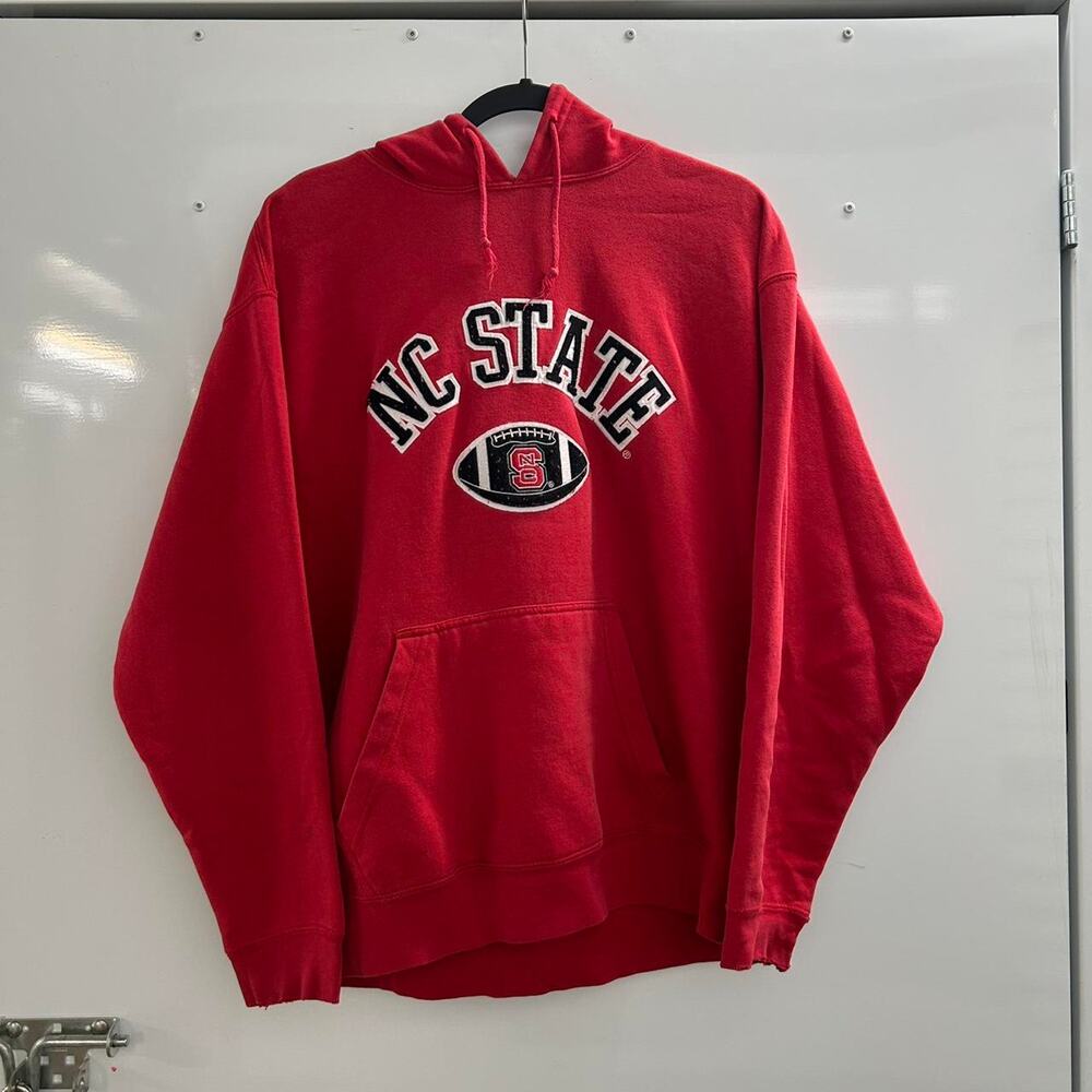Y2K Red NC State hoodie